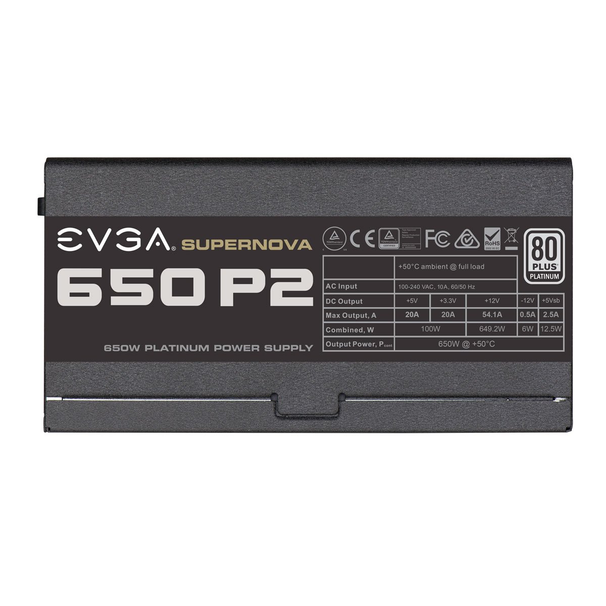 電源ユニット EVGA SUPERNOVA 650 P2 650w EVGA - Products - EVGA SuperNOVA 650 P2, 80+ PLATINUM 650W